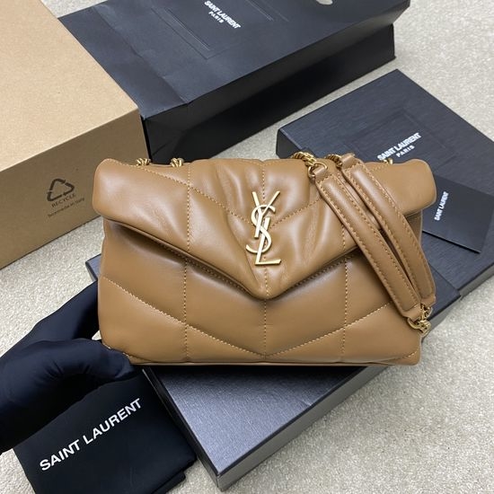 Yves Saint Laurent YSL LOULOU PUFFER Mini Quilted Lambskin Bag 759337