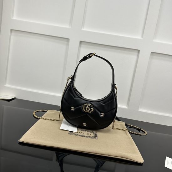 Gucci GG Marmont Half-Moon Mini Hobo Bag 770983