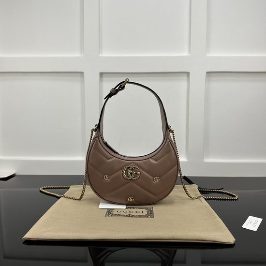 Gucci GG Marmont Half-Moon Mini Hobo Bag 770983