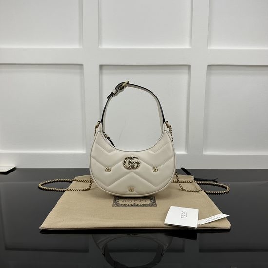 Gucci GG Marmont Half-Moon Mini Hobo Bag 770983