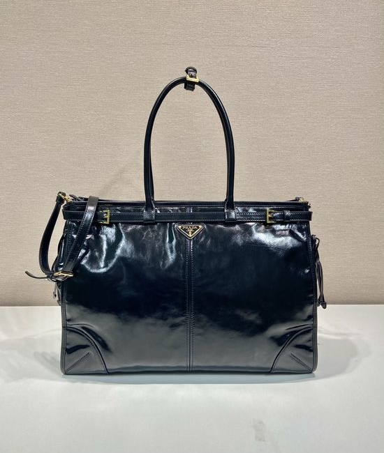 Prada LusSolf Large Handbag Oil Wax Leather 1BA439