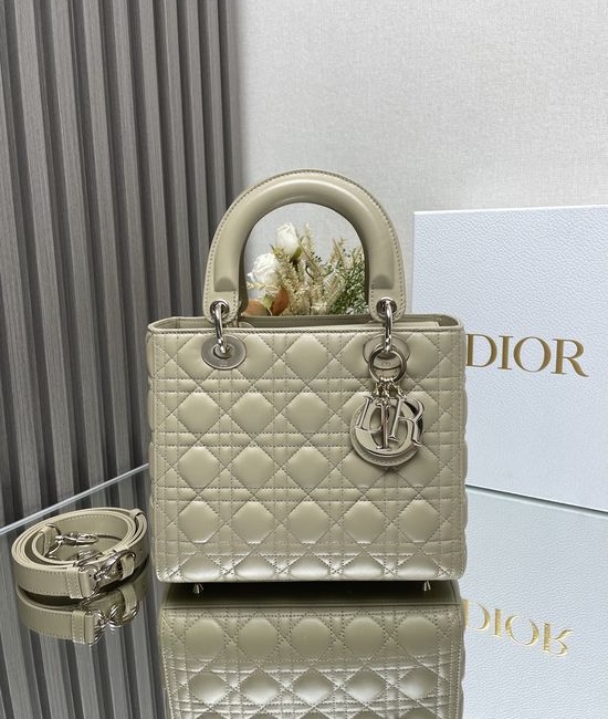 Christian Dior CD Lady Lambskin Flap Bag 6605