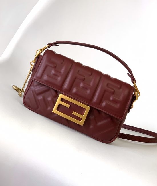 Fendi Baguette Lambskin Crossbody Bag 212