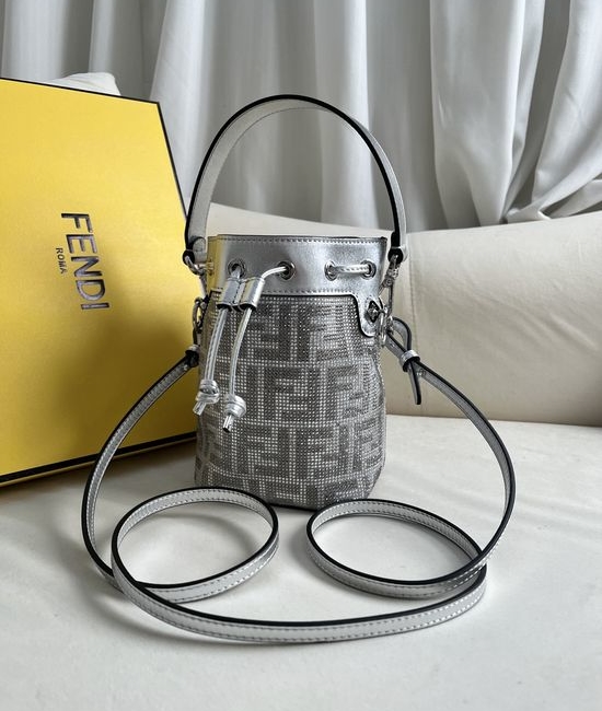 Fendi Mon Tresor Glitter Bucket Bag 006