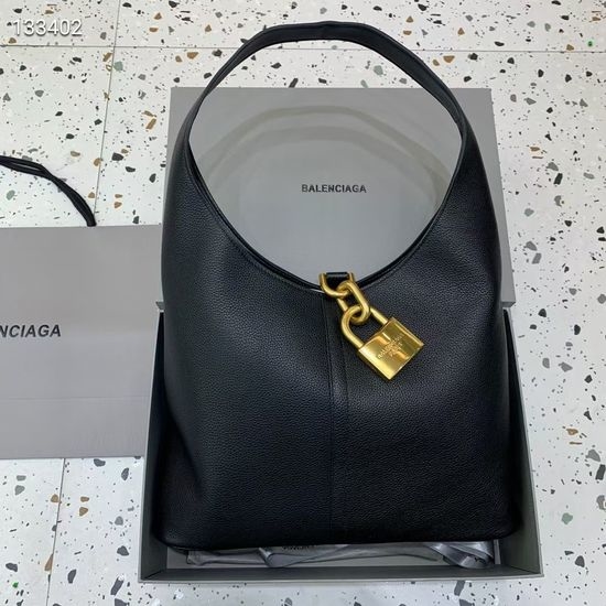 Balenciaga Locker Large Hobo Bag With Lock 771636