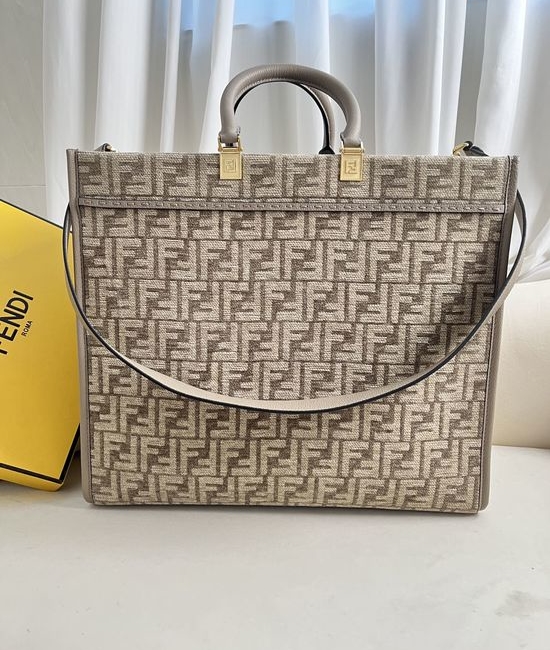Fendi Sunshine Large Chenille Tote Bag 2253