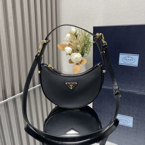Prada Moon Nylon Crossbody Handbag 12854