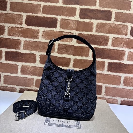 Gucci Handbag Black Velvet 764303