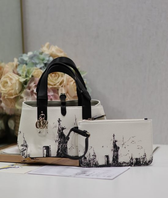 Christian Dior CD Toujours Lady Liberty Leather Bag 1188