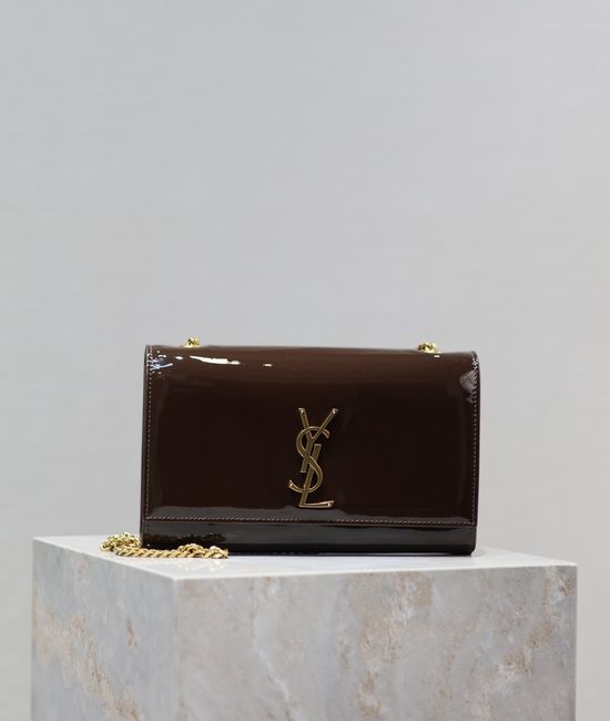 Yves Saint Laurent YSL Patent Leather Shoulder Bag 364021