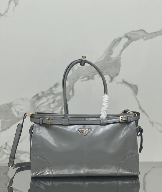 Prada SoftLux Large Oil Wax Leather Bag 1BA433