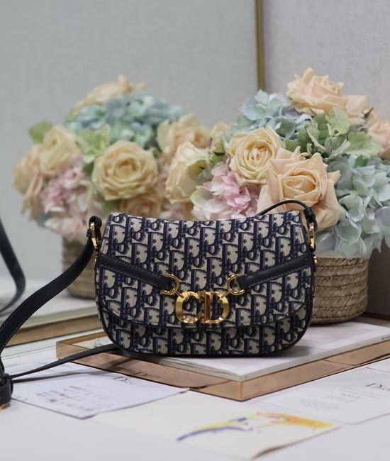 Christian Dior CD CD Besace Oblique Printed Handbag 9380
