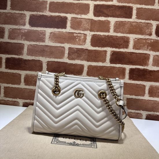 Gucci White Large Capacity Tote 779727