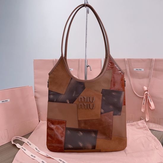 Miu Miu Isetan Limited Edition Multi-Texture Tote Bag