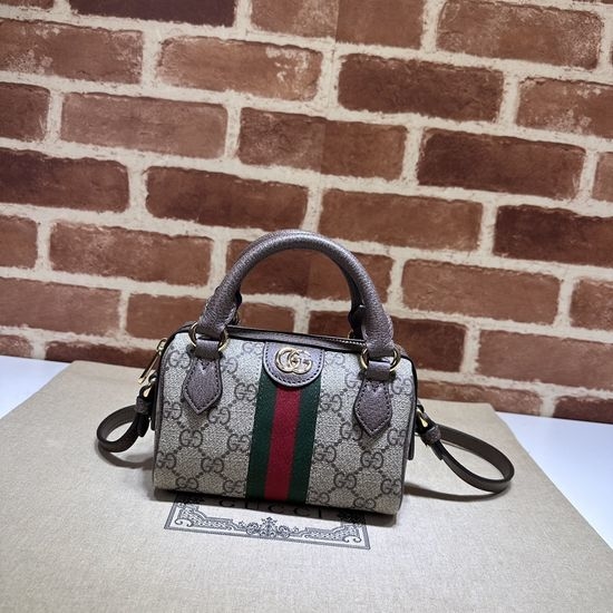 Gucci Brown Coated Canvas Handbag 781490