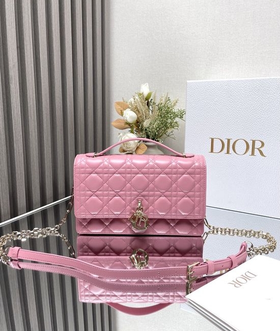 Christian Dior CD Miss Christian Dior CD Lambskin Handbag 0810