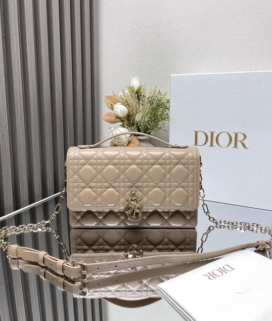 Christian Dior CD Miss Christian Dior CD Lambskin Handbag 0810