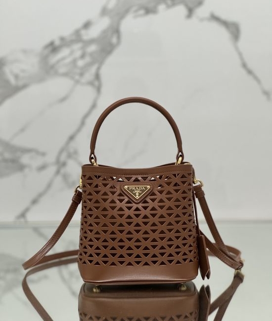 Prada Saffiano Mini Bucket Handbag 1BA217