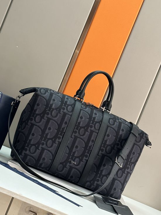 Christian Dior Weekender 50 Oblique Print Tote 93391