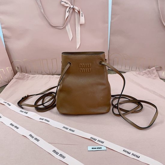 Miu Miu Mini Bucket Bag Soft Lambskin 5NF460