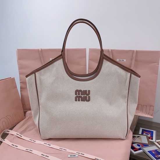 Miu Miu Isetan Limited Canvas Tote Bag 5BG276