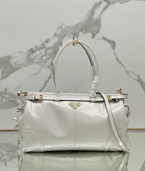 Prada SoftLux Large Oil Wax Leather Bag 1BA433