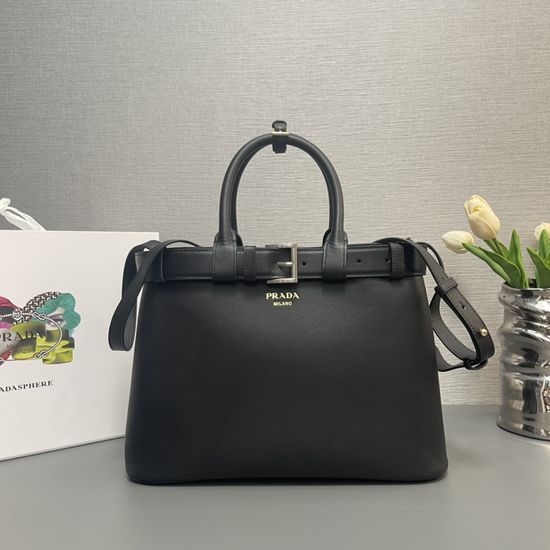 Prada DoubleBag Leather Tote 1BA417