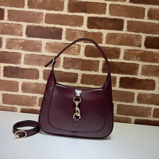 Gucci Burgundy Full Leather Shoulder Bag 782849