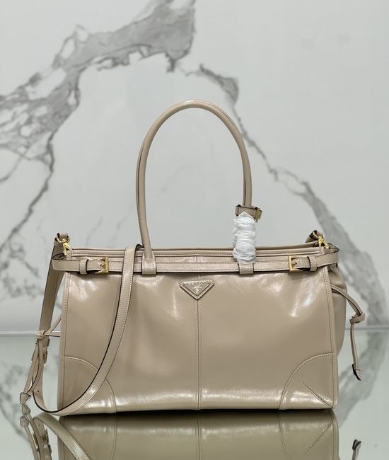 Prada SoftLux Large Oil Wax Leather Bag 1BA433