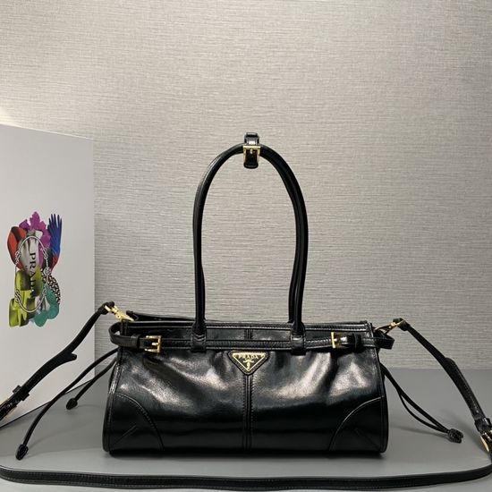 Prada LusSolf Leather Handbag 1BA426