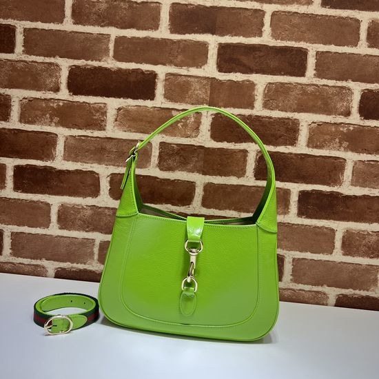 Gucci Patent Leather Shoulder Bag Green 782849