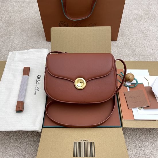 Loro Piana Ghiera Small Saddle Bag FAO1146