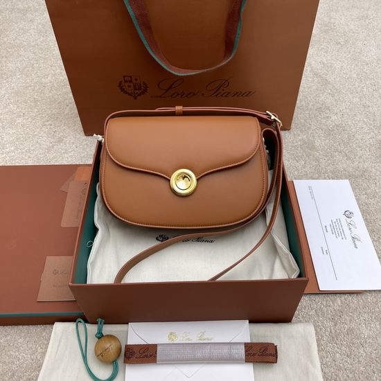 Loro Piana Ghiera Small Saddle Bag FAN9607