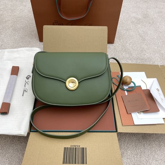 Loro Piana Ghiera Small Saddle Bag FAN9607
