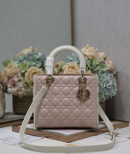 Christian Dior CD Lady Christian Dior CD Lambskin Handbag 5651