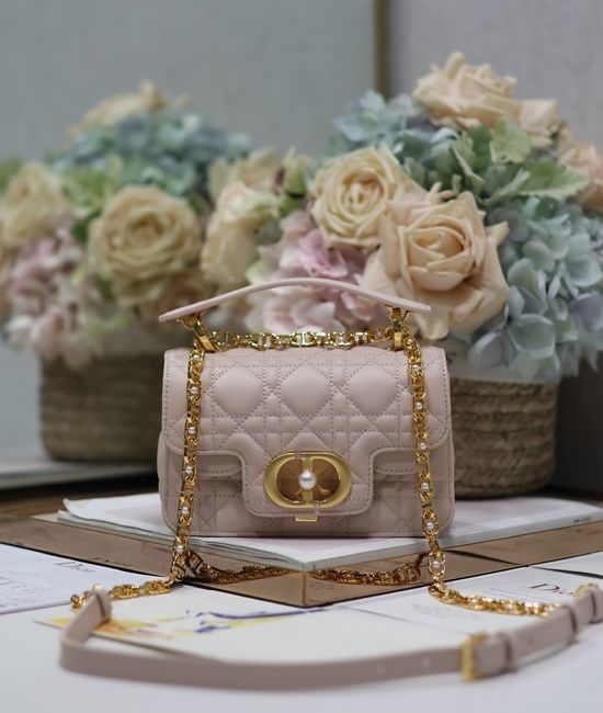 Christian Dior CD Jolie Mini Pink Handbag 9272