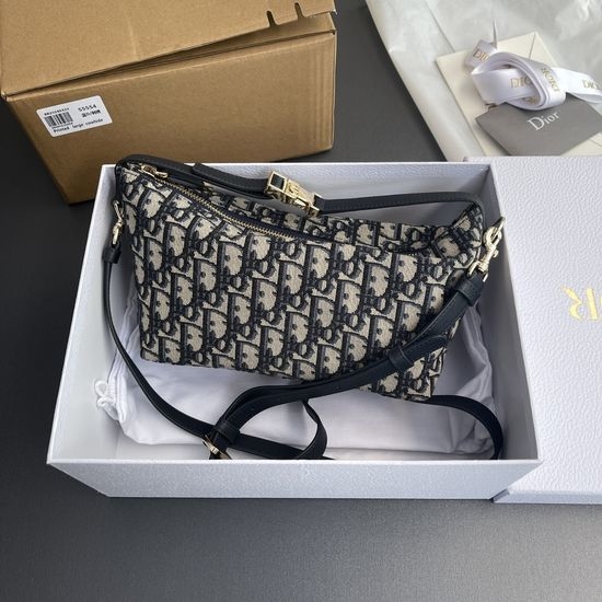 Christian Dior CD Nomad Oblique Jacquard Clutch S5554