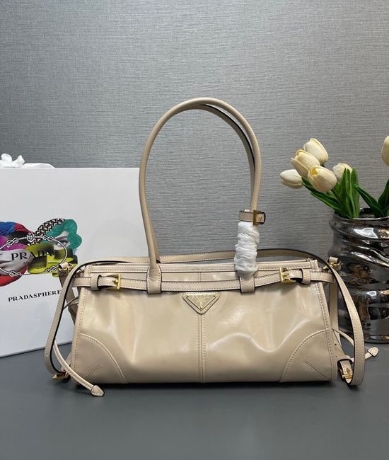 Prada LusSolf Oil Wax Leather Handbag 1BA426