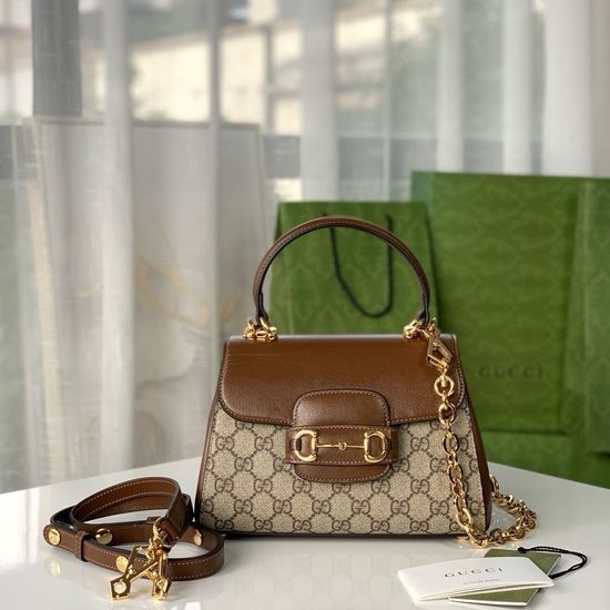 Gucci Horsebit 1955 Two-strap Handbag 703848