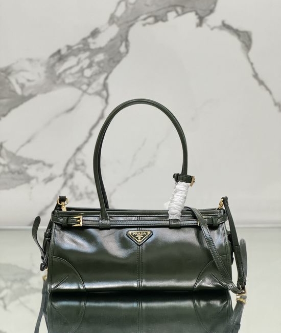 Prada SoftLux Leather Satchel Bag 1BA426