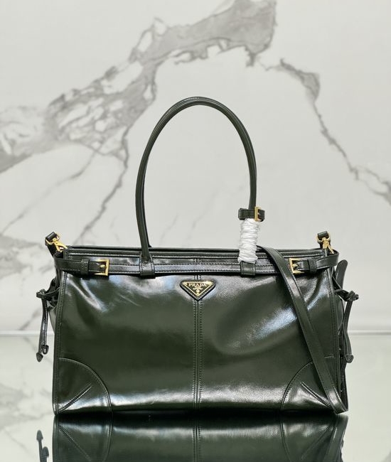 Prada Oil Wax Leather Satchel 1BA433