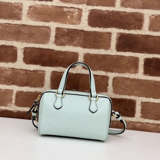 Gucci Handbag Light Green Monogram Model 790130