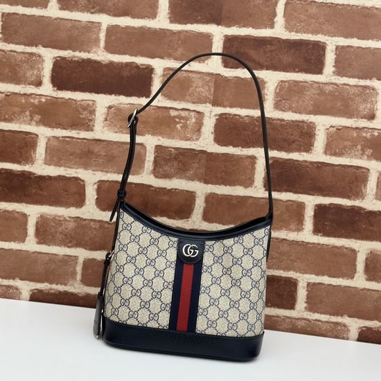 Gucci Classic Blue Coated Shoulder Bag 781402