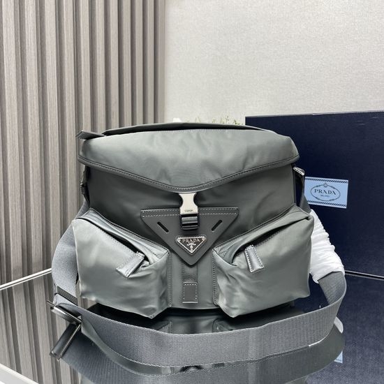 Prada Nylon Fabric Crossbody Bag 2VD062