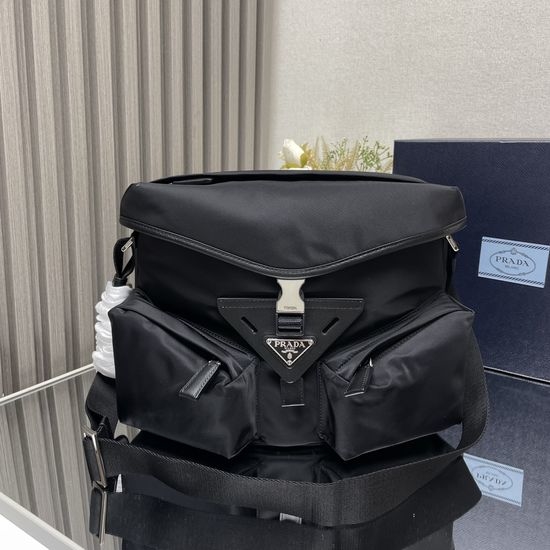 Prada Nylon Fabric Crossbody Bag 2VD062