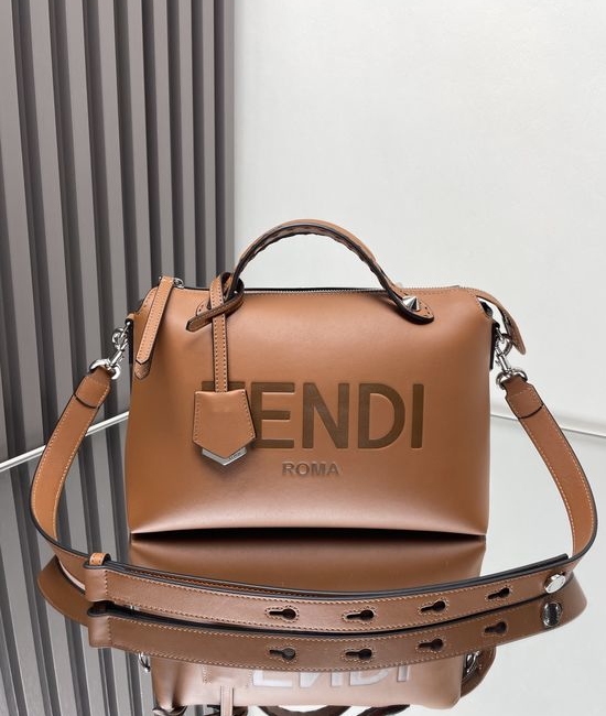 Fendi BY THE WAY Leather Boston Handbag 2303