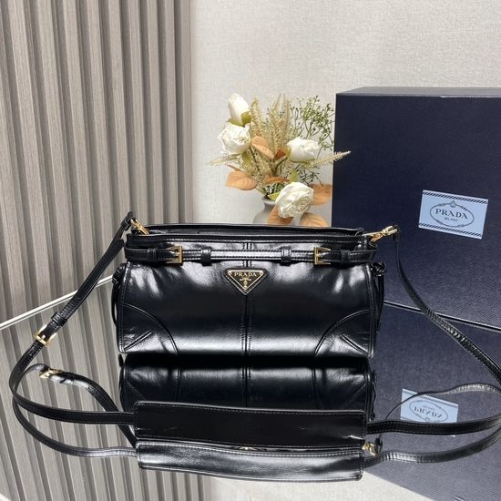 Prada LusSolf Leather Crossbody Bag 1BH215