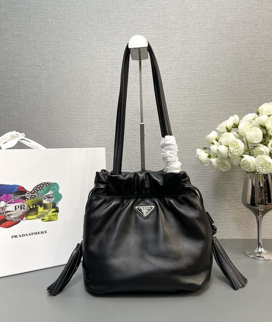 Prada Drawstring Bucket Bag 1BG541