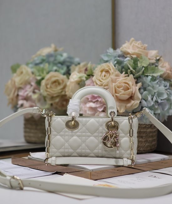 Christian Dior CD Lady DJoy Lambskin Quilted Bag 0540