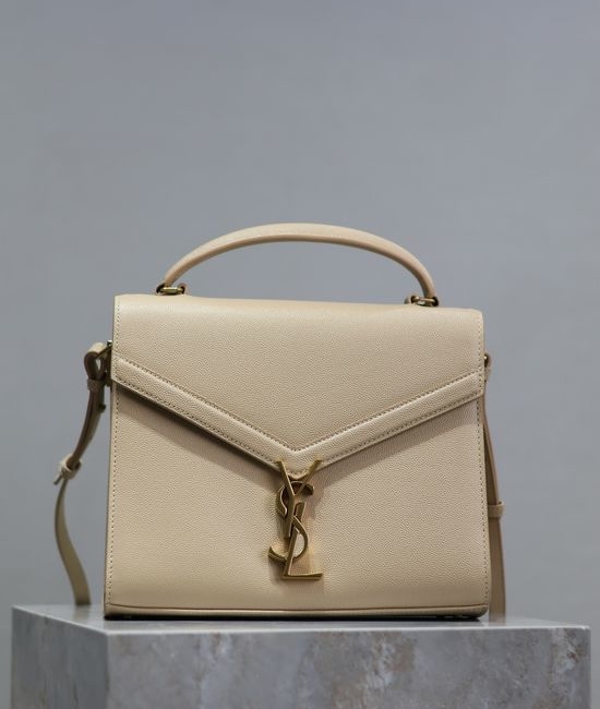 Yves Saint Laurent YSL Cassandra Caviar Leather Beige 578000